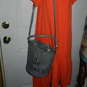 Vegan Leather Bucket Bag Draw String Hobo /Hand/Shoulder Bag 🆕⌚📦🏃💨🚚